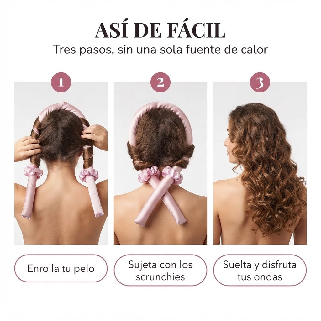 Rizos naturales en minutos, sin esfuerzo y sin daños